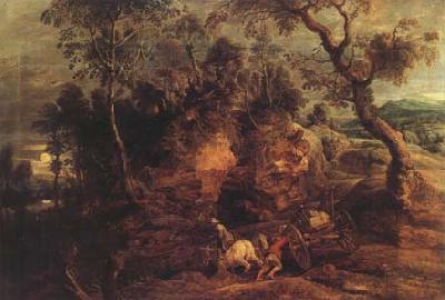 Peter Paul Rubens Landscape With Carters (mk27)